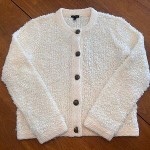 Talbots Wool Blend Boucle Cardigan